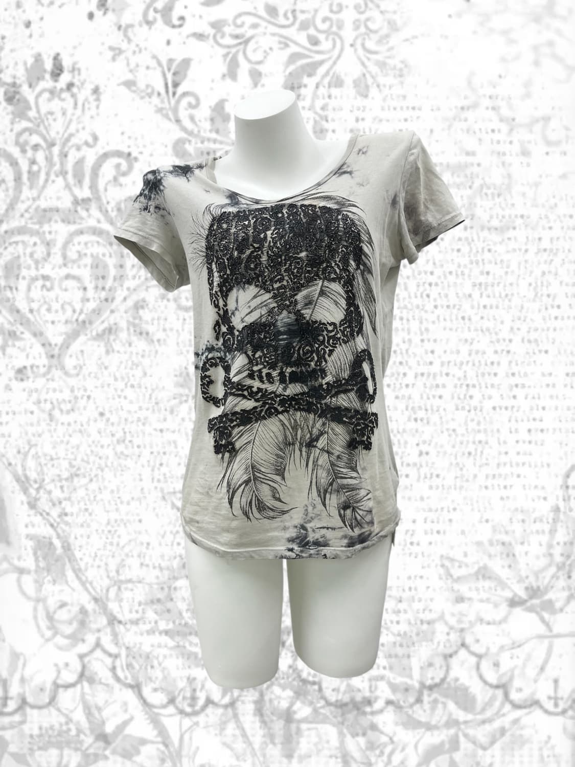 'Buckaroo' skull patchwork t-shirts 상품이미지2