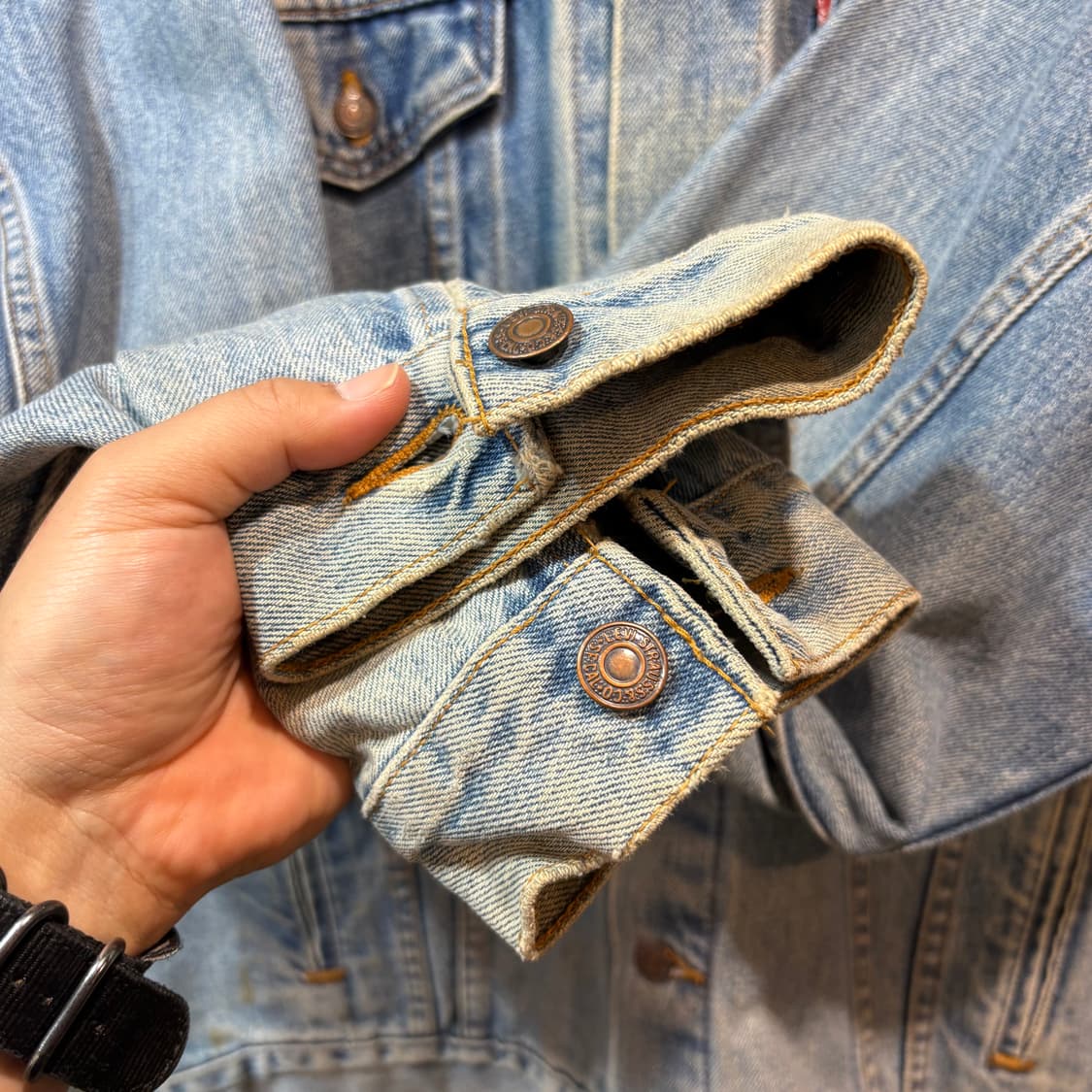 [XXL] LEVI's 리바이스 USA 90‘s 빈티지 데님 자켓 상품이미지2