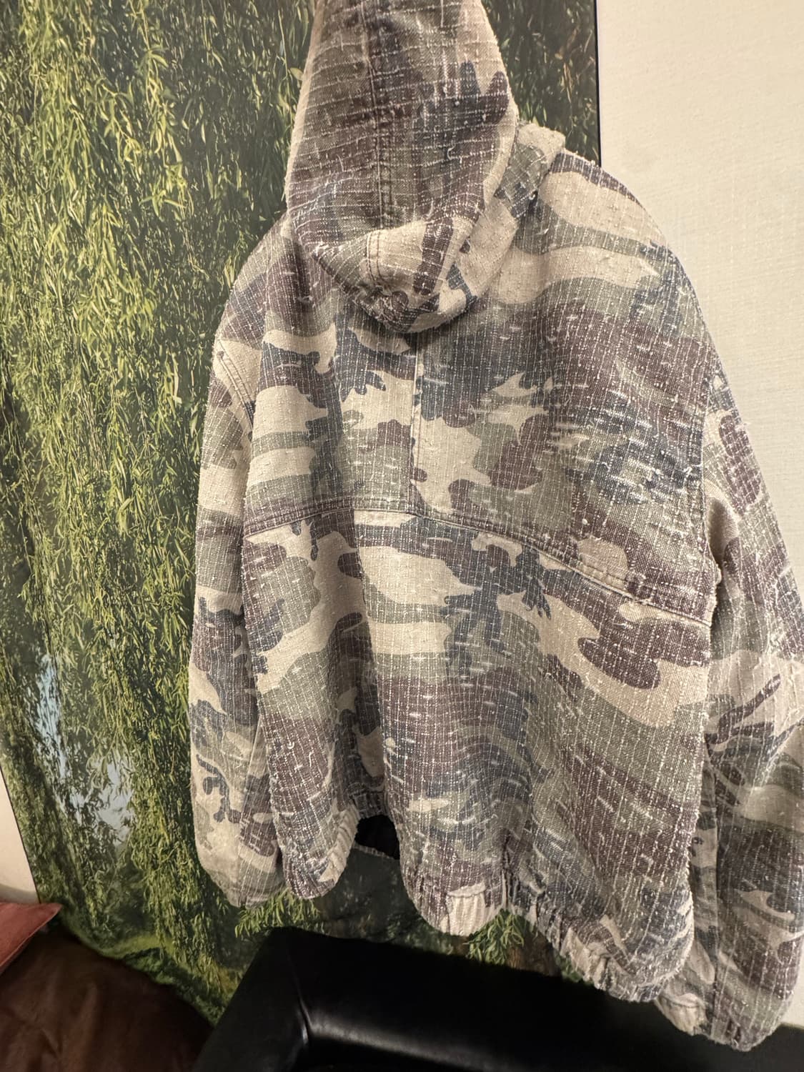 스투시 워크 자켓 카모 캔버스 니들펀치 우드랜드 상품이미지2