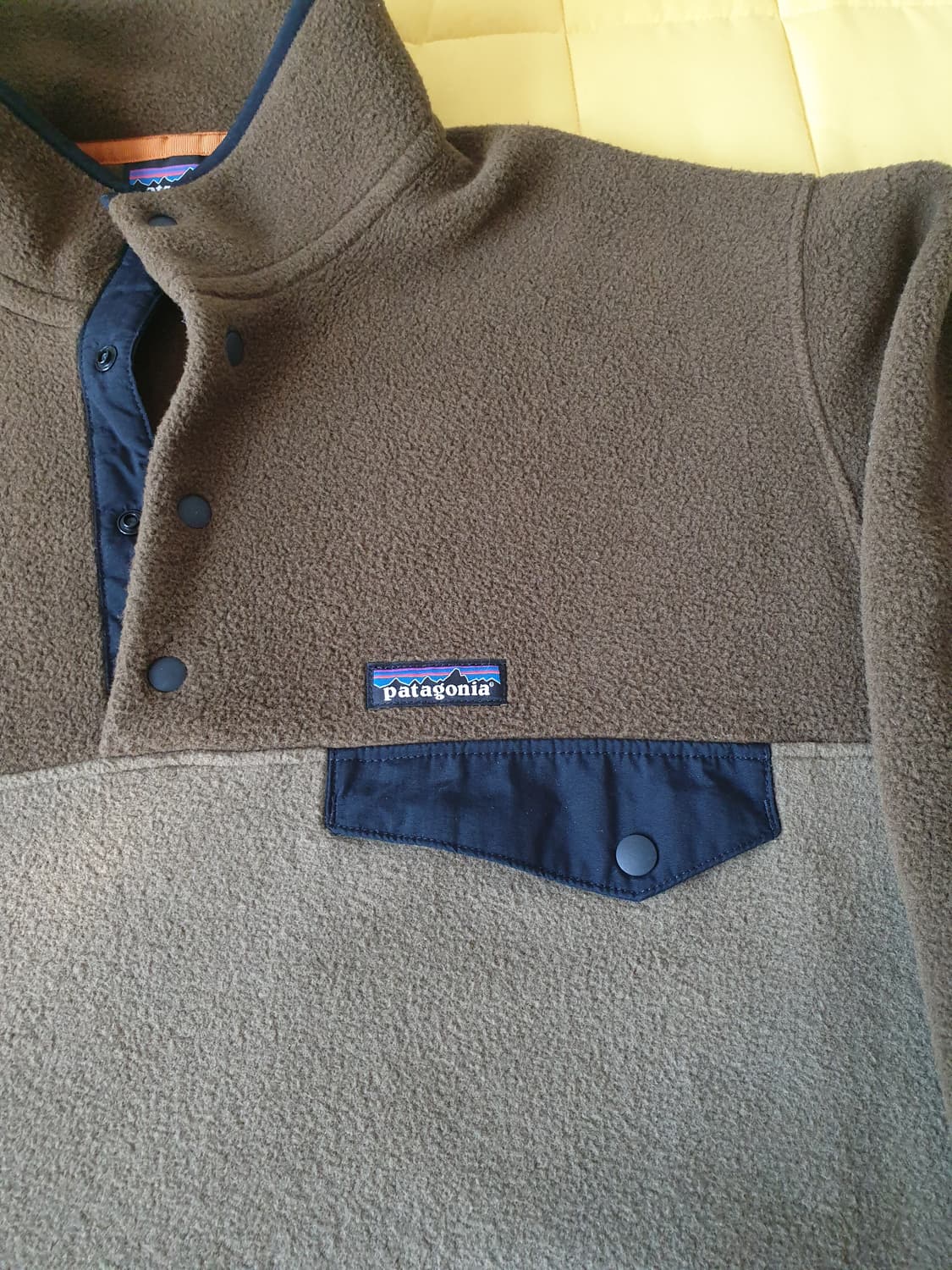 파타고니아 신칠라 스냅티 스웨터 카고그린 색상 M
 상품이미지5