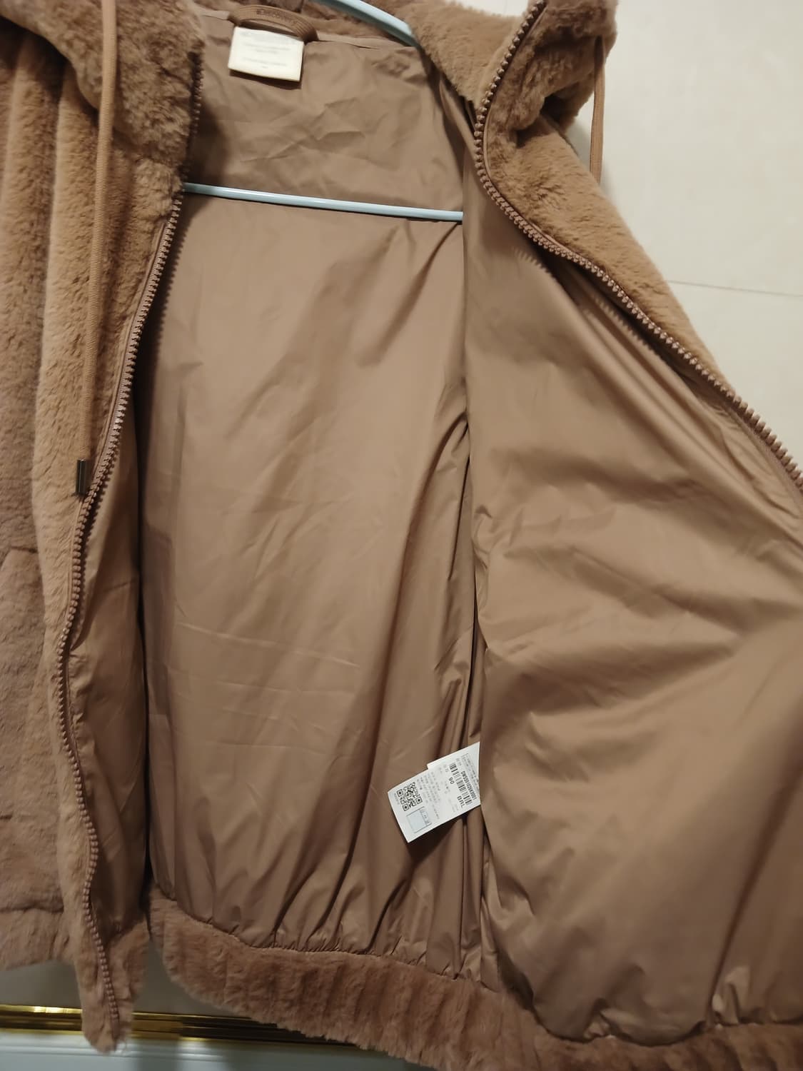 디스커버리 정품 여성 후드 뽀글이 90 사이즈 상품이미지4