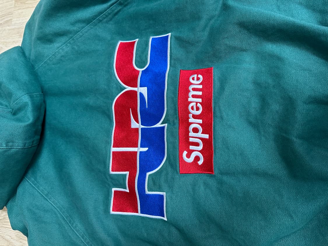 슈프림 x 혼다 x 폭스레이싱 퍼피 집업 자켓 그린 size : XL 상품이미지5