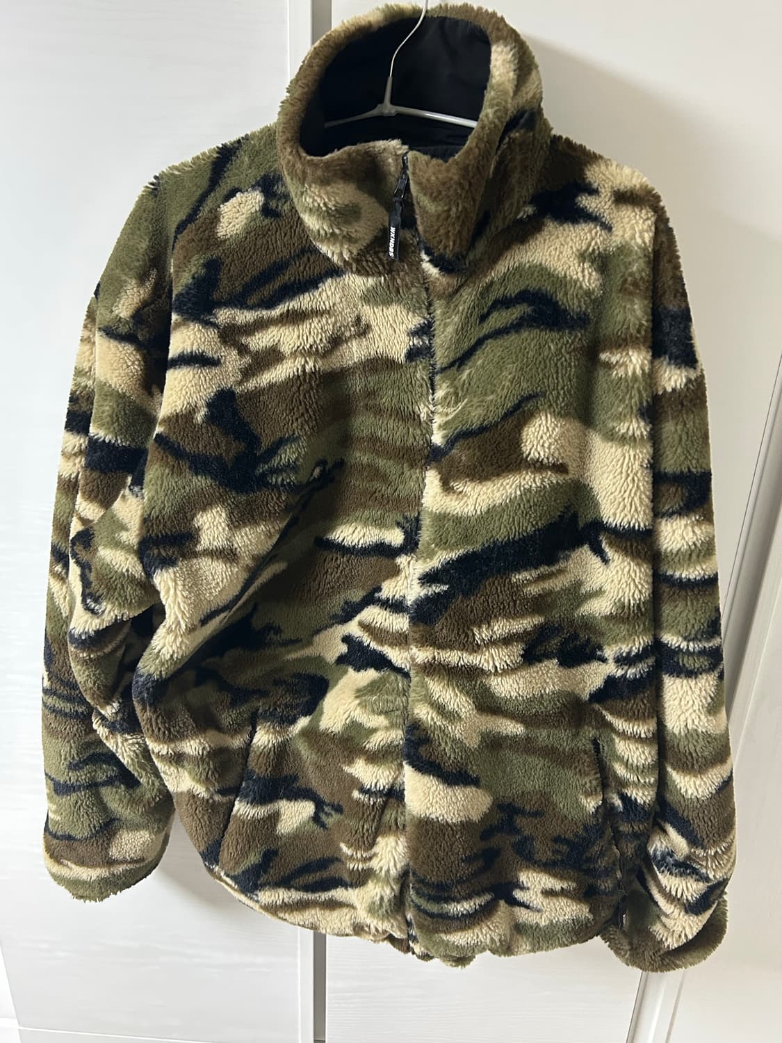 위캔더스 리버시블 카모플라주 후리스 자켓 상품이미지1