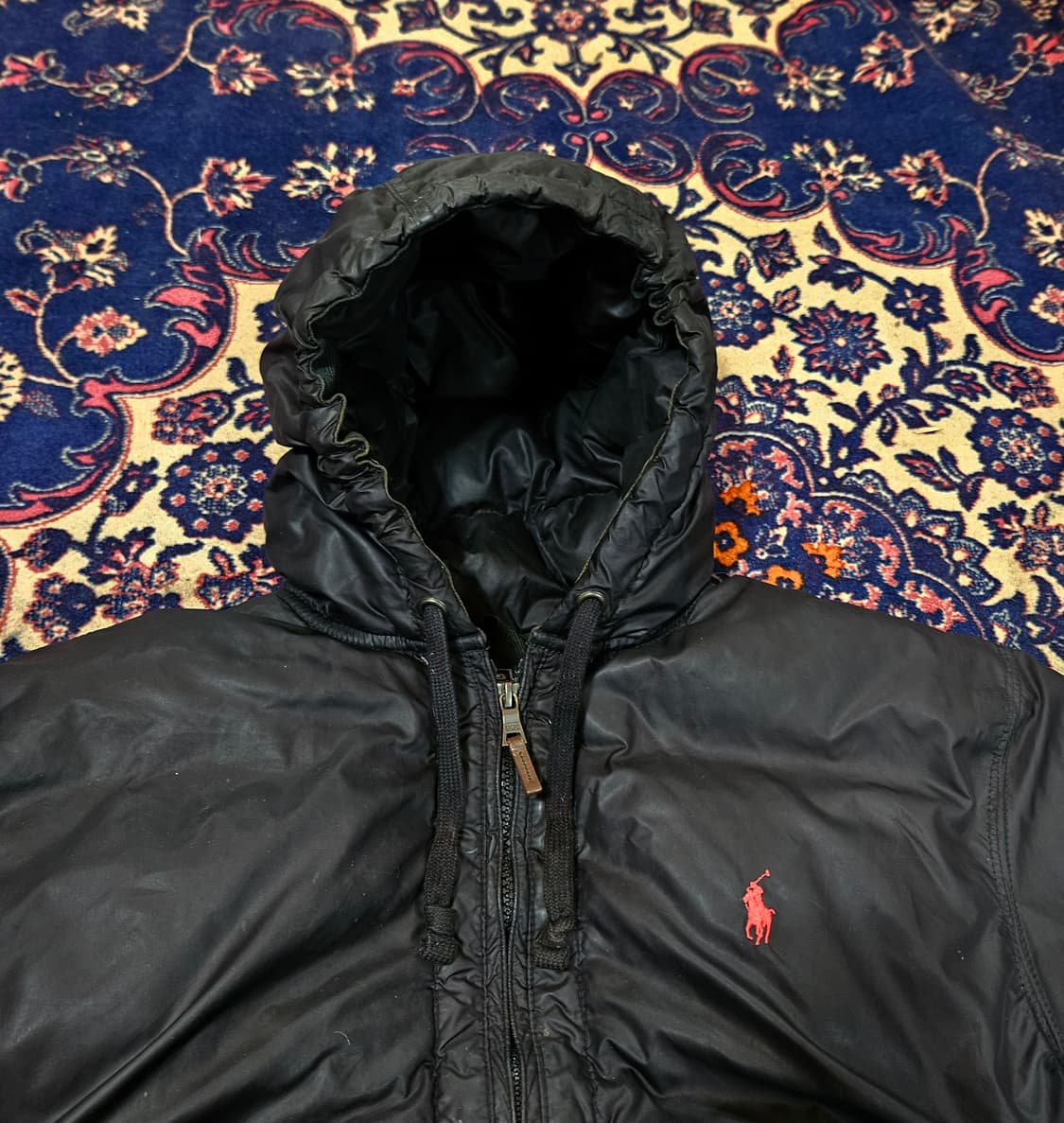 폴로랄프로렌 빈티지 덕다운 푸퍼 후드패딩 XL size 상품이미지4
