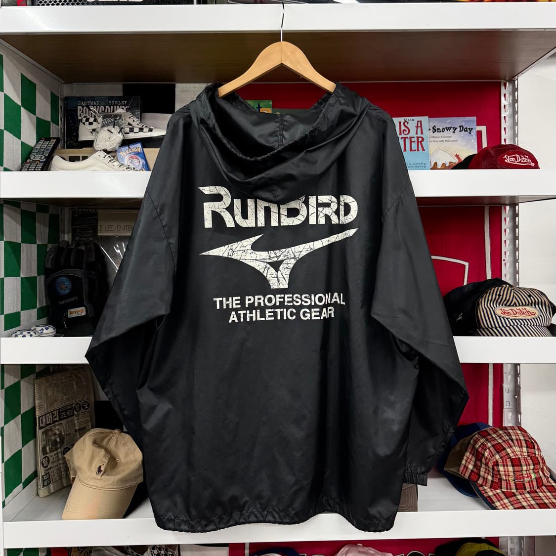 90s 미즈노 런버드 경량 바람막이 made in JAPAN (3XL)  상품이미지1