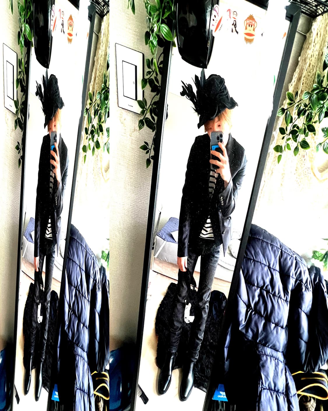 Vice fairy OOs vkei satin double jacket 상품이미지8