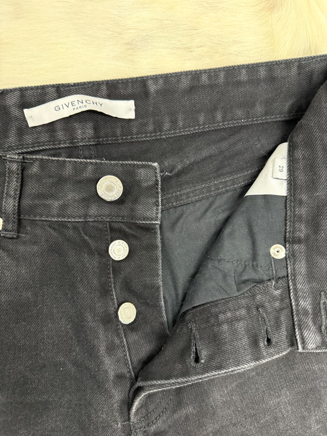 지방시 16ss 백포켓 스터드 슬림 데님 진 상품이미지4