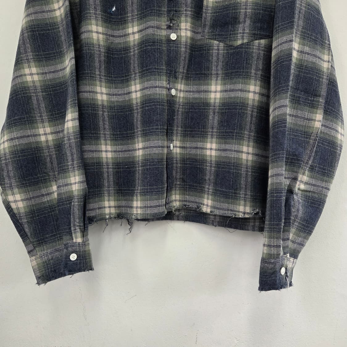 빈티지 체크셔츠 상품이미지4