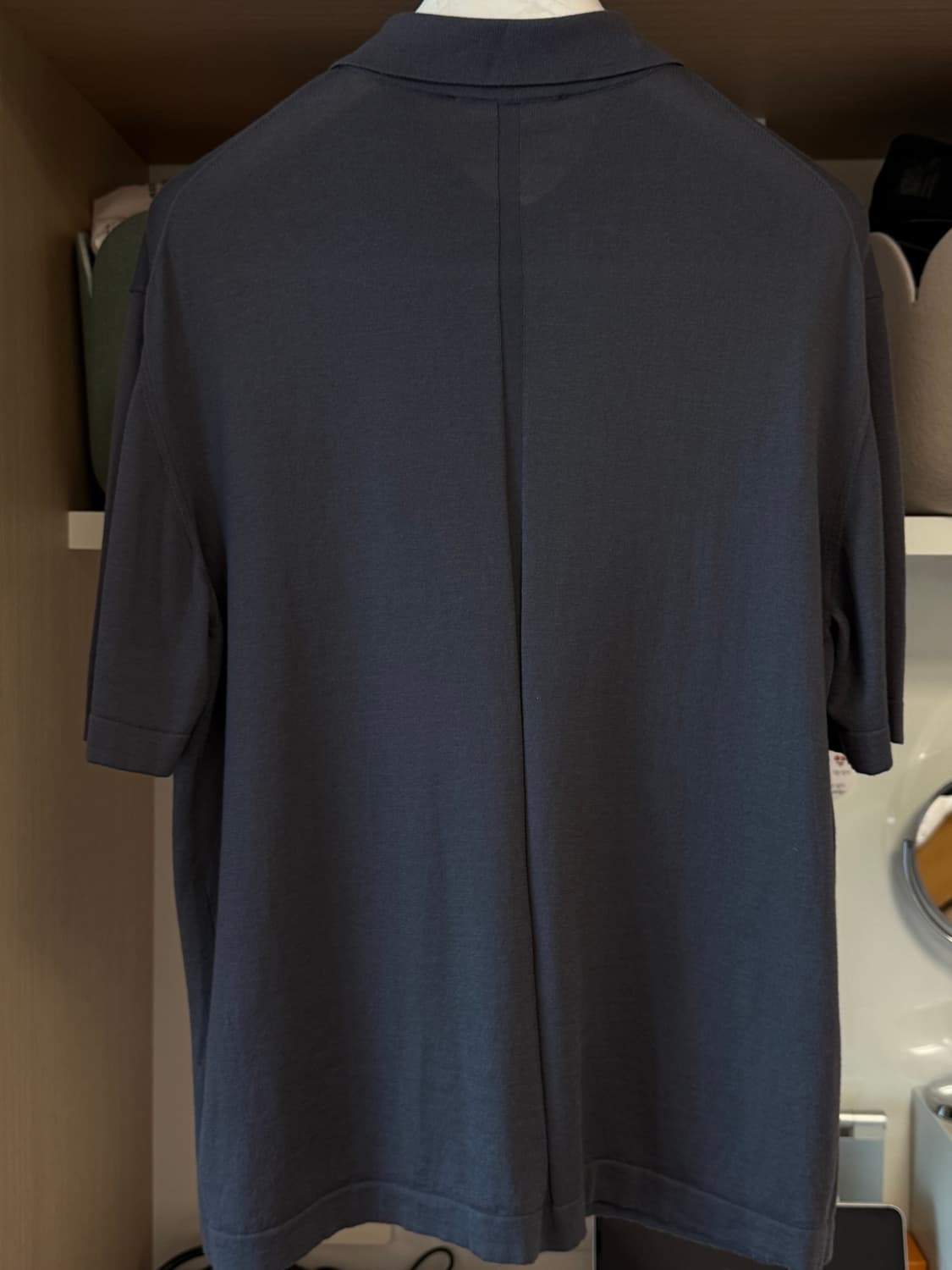 [판매] 더로우(The Row) 면 캐시미어 혼방 하프 니트 폴로 셔츠 상품이미지2