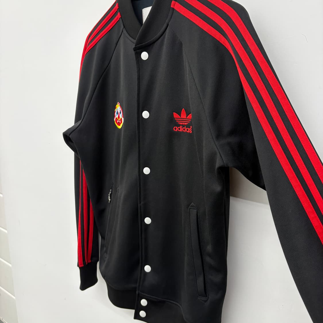 아디다스 블랙 삼선 라인 트랙 자켓 남성 L 상품이미지3