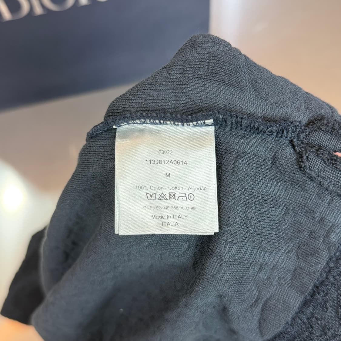 [리오브] 디올 오블리크 테리 폴로 카라티셔츠 상품이미지5