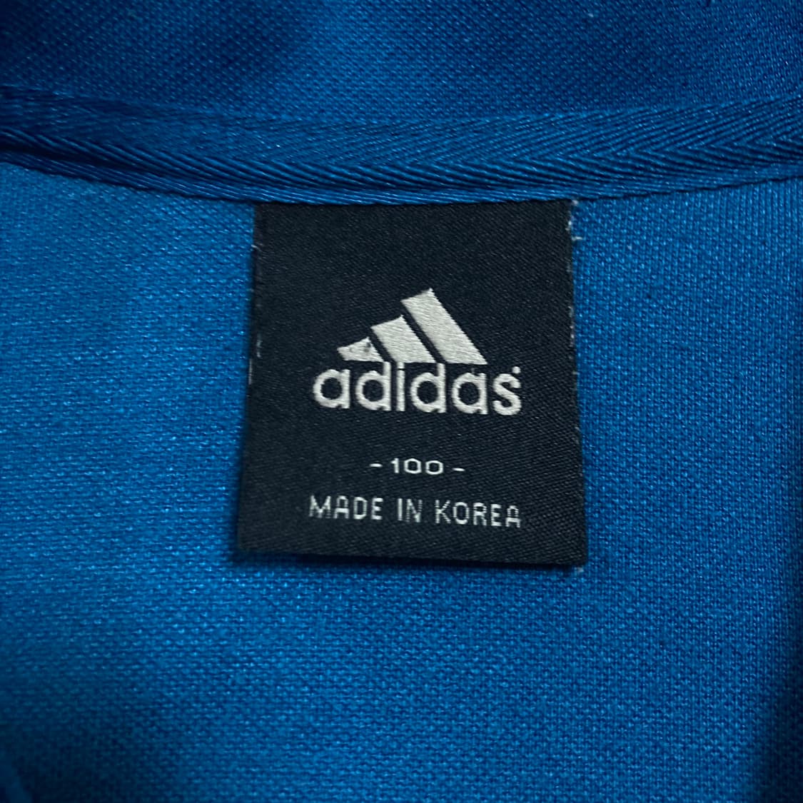 아디다스 스몰 로고 사이드 라인 블루 트랙탑 상품이미지3