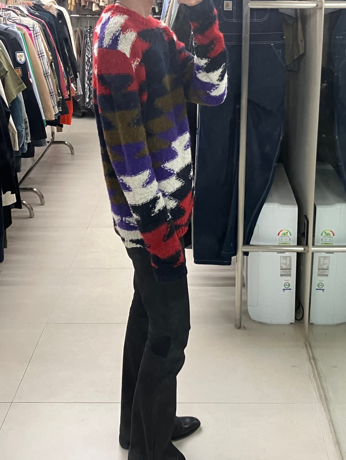 몽클레어 1952 지니어스 울 알파카 니트 L 상품이미지7