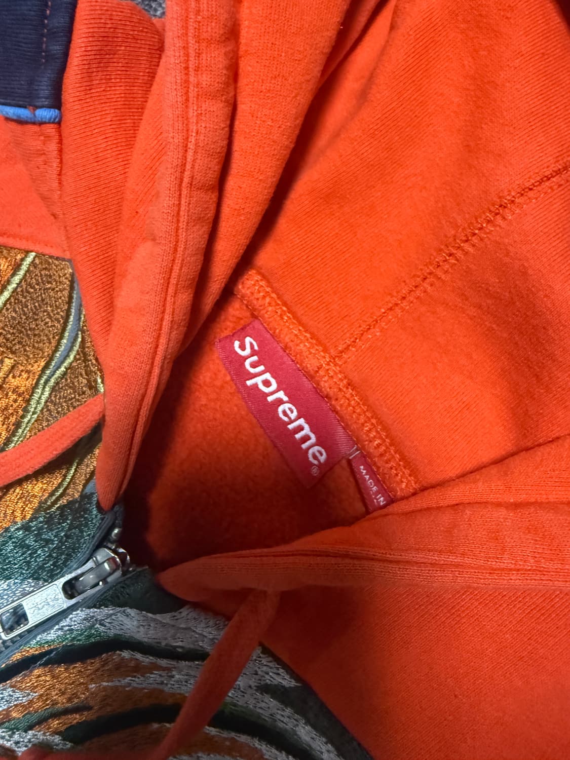 슈프림 23SS 팔콘 후드집업 오렌지 L 상품이미지3