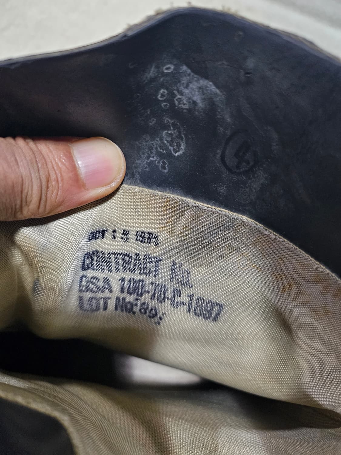 70s 미군오리지날 버니부츠 10R 상품이미지6