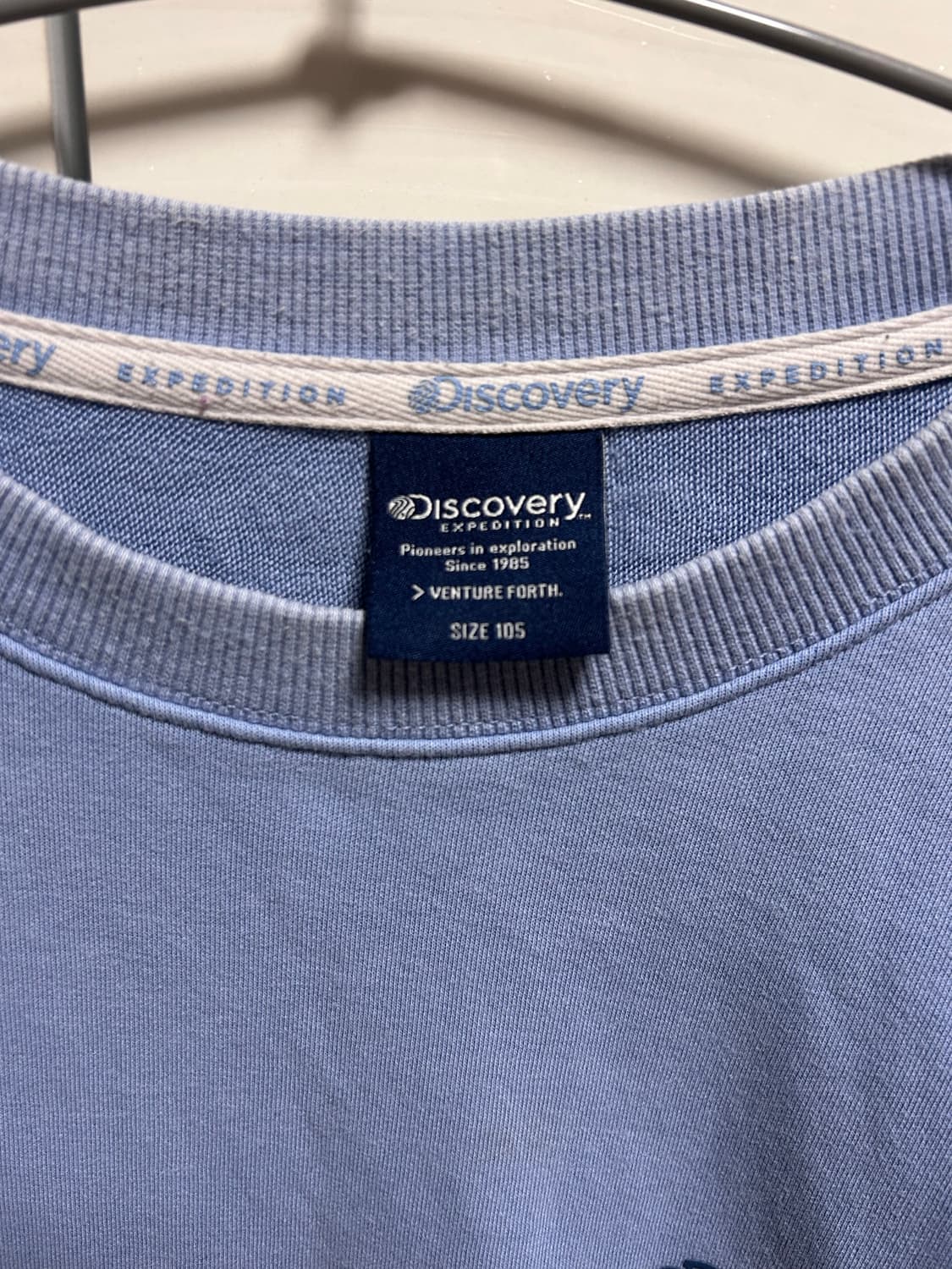 디스커버리 익스페디션 맨투맨 105 블루 상품이미지2