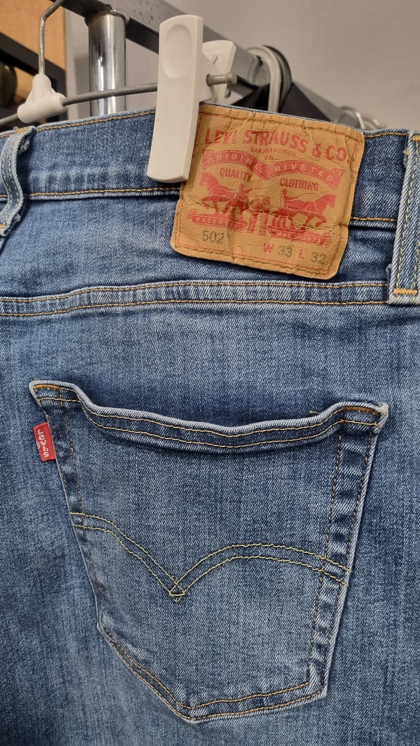 리바이스 tapered fit (502) 남성 데님팬츠 34사이즈 상태굿 상품이미지3