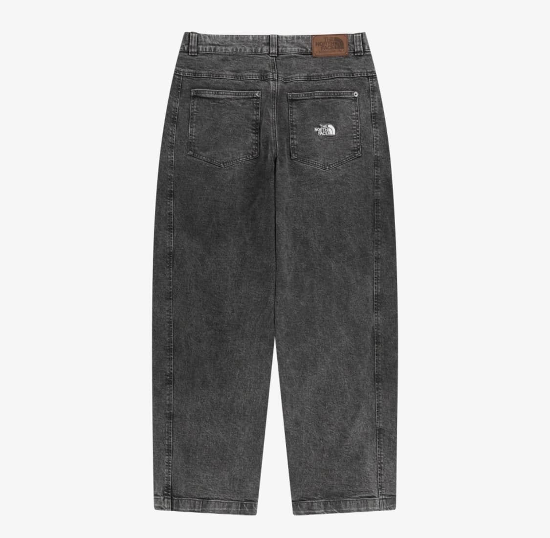 (새상품/택o) 노스페이스 화이트라벨 오버핏 데님팬츠 그레이 72 상품이미지2