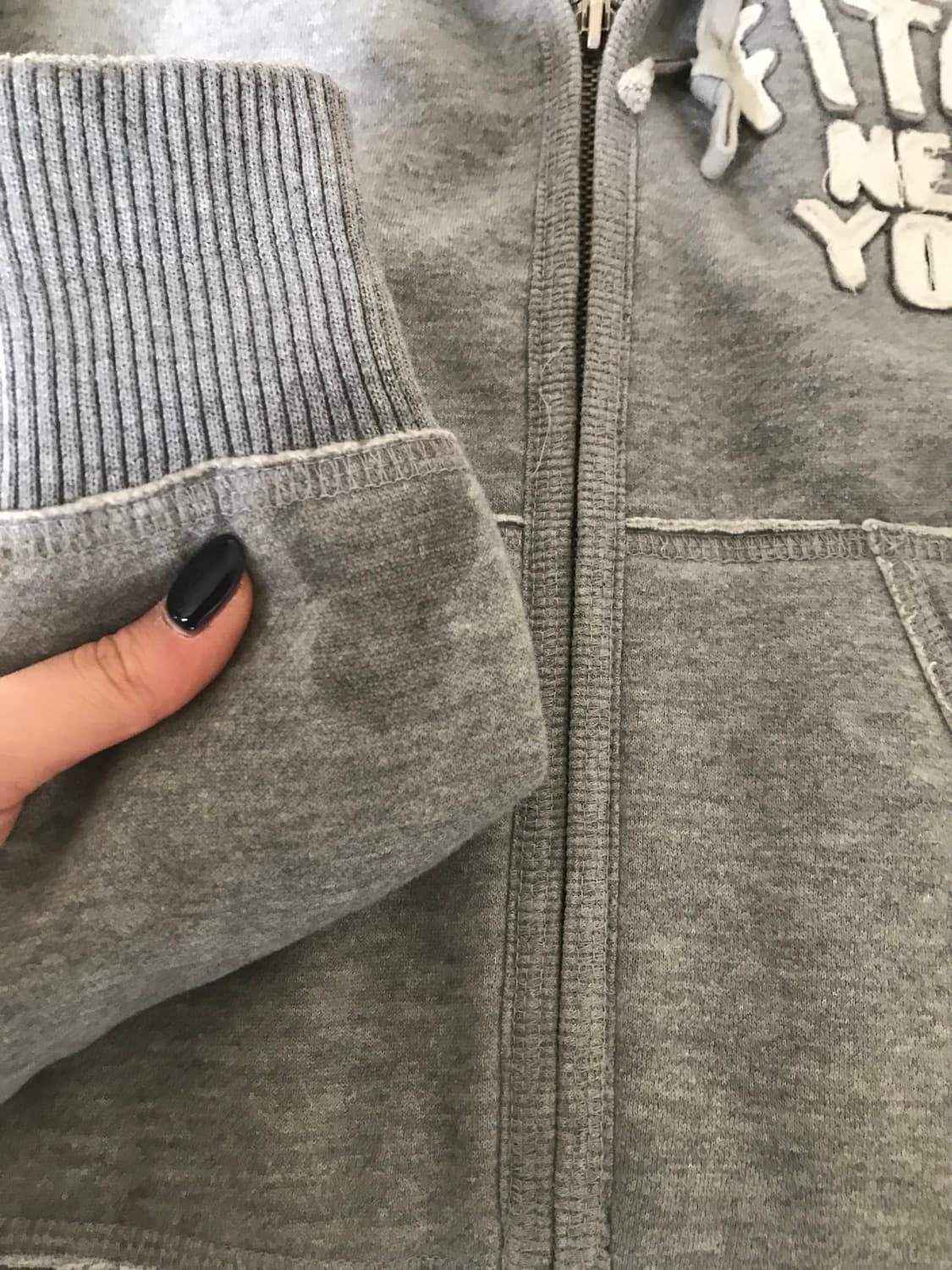 아베크롬비 그레이 퍼후드집업 상품이미지9