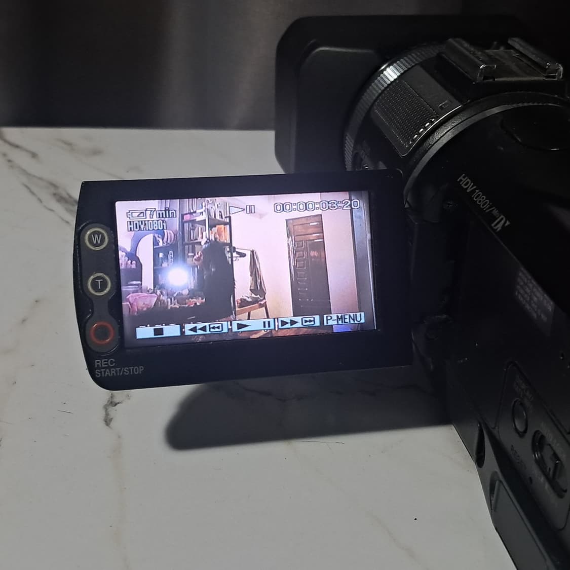 소니 HDV 핸디캠 HVR-A1N 미니DV 방송용 카메라 상품이미지6