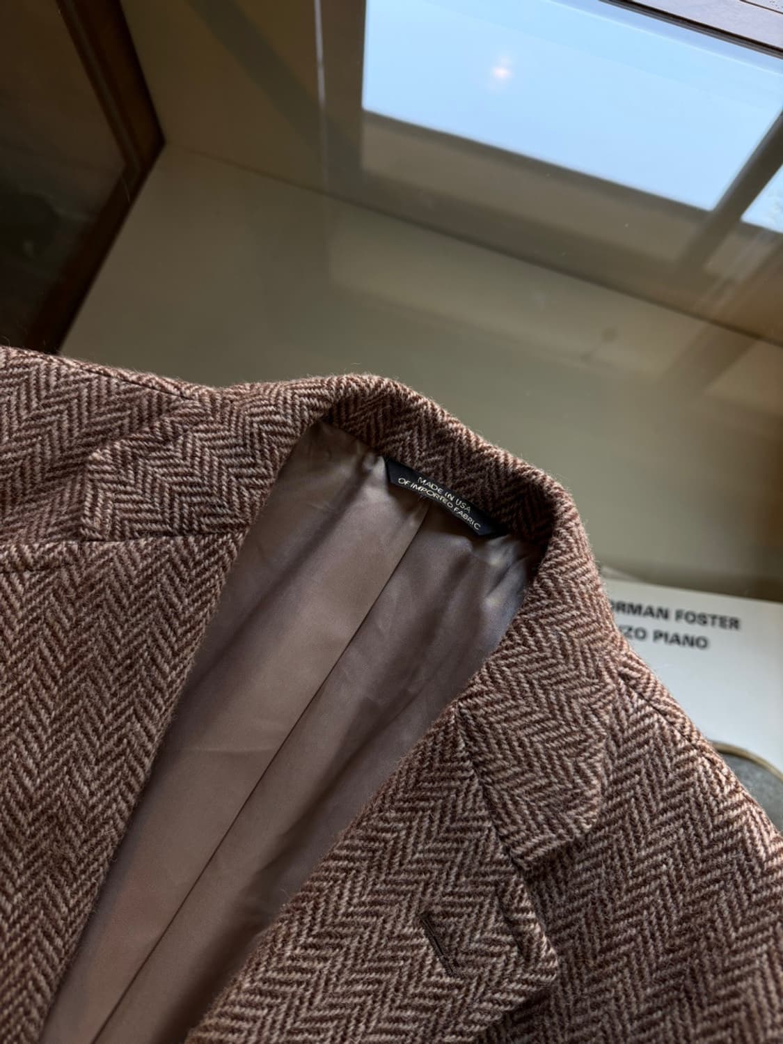 사우스윅 해리스 트위드 자켓 슬림100 상품이미지8