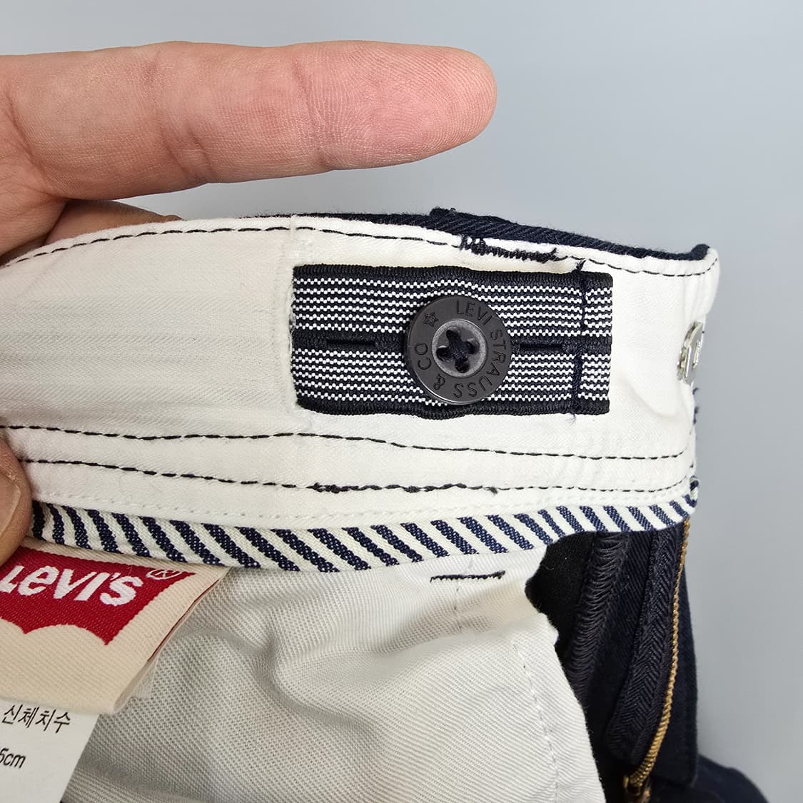 새제품) 리바이스 Levis 레드탭 키즈 진 네이비 165 상품이미지6