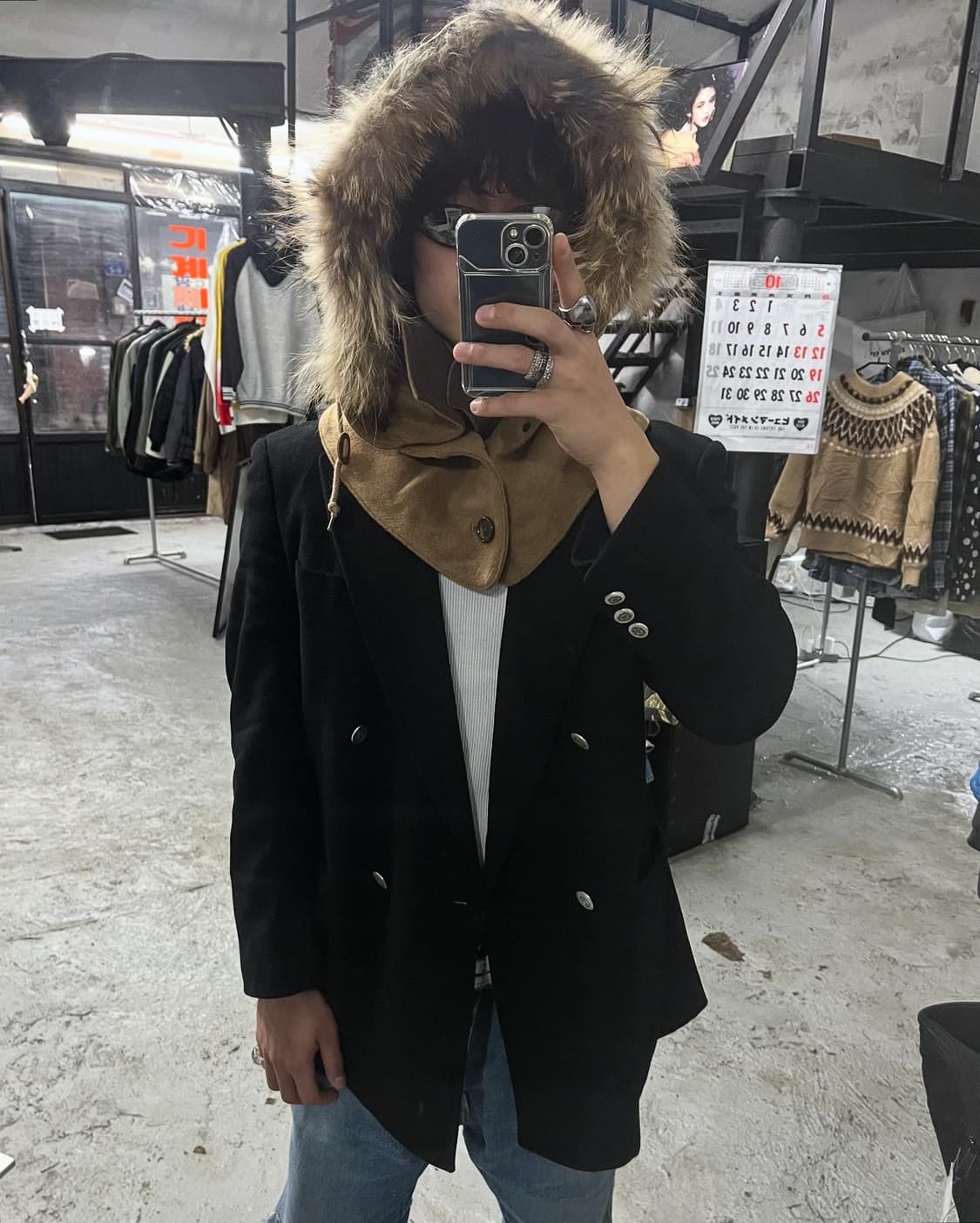 John Bull military fur coat 상품이미지3