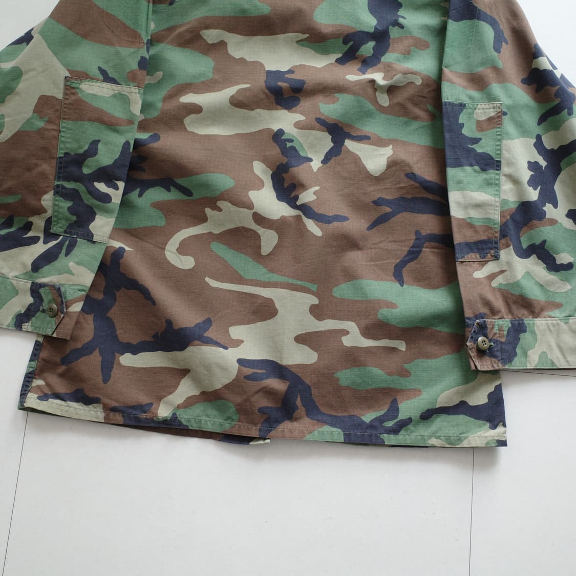 00s 미군 BDU 우드랜드 자켓 (L-L) 다이브마스터 패치 상품이미지10