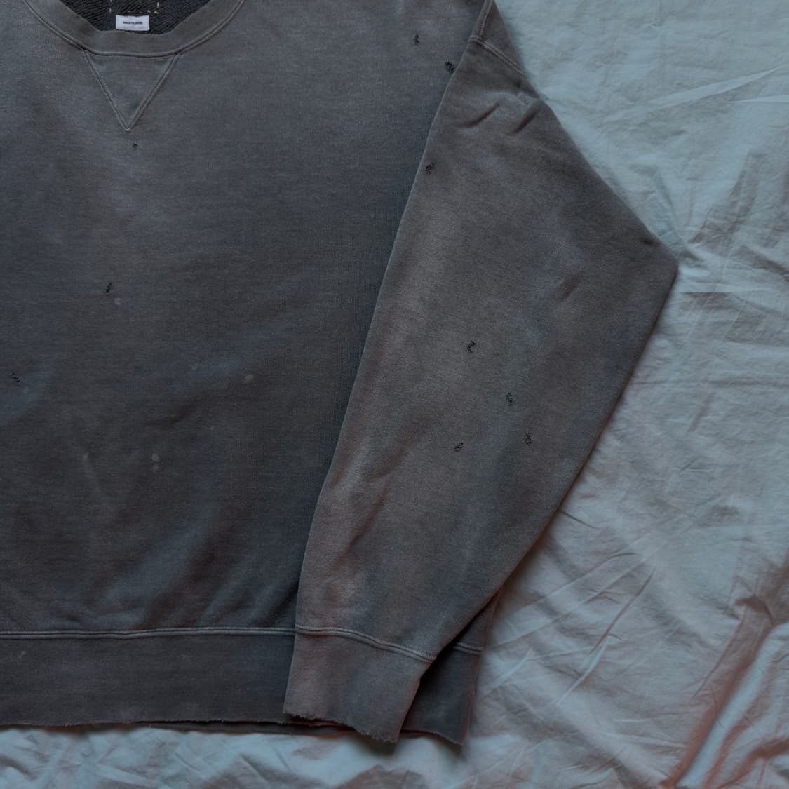 비즈빔 22AW 앰플러스 스웨트 크래쉬 블랙 상품이미지2