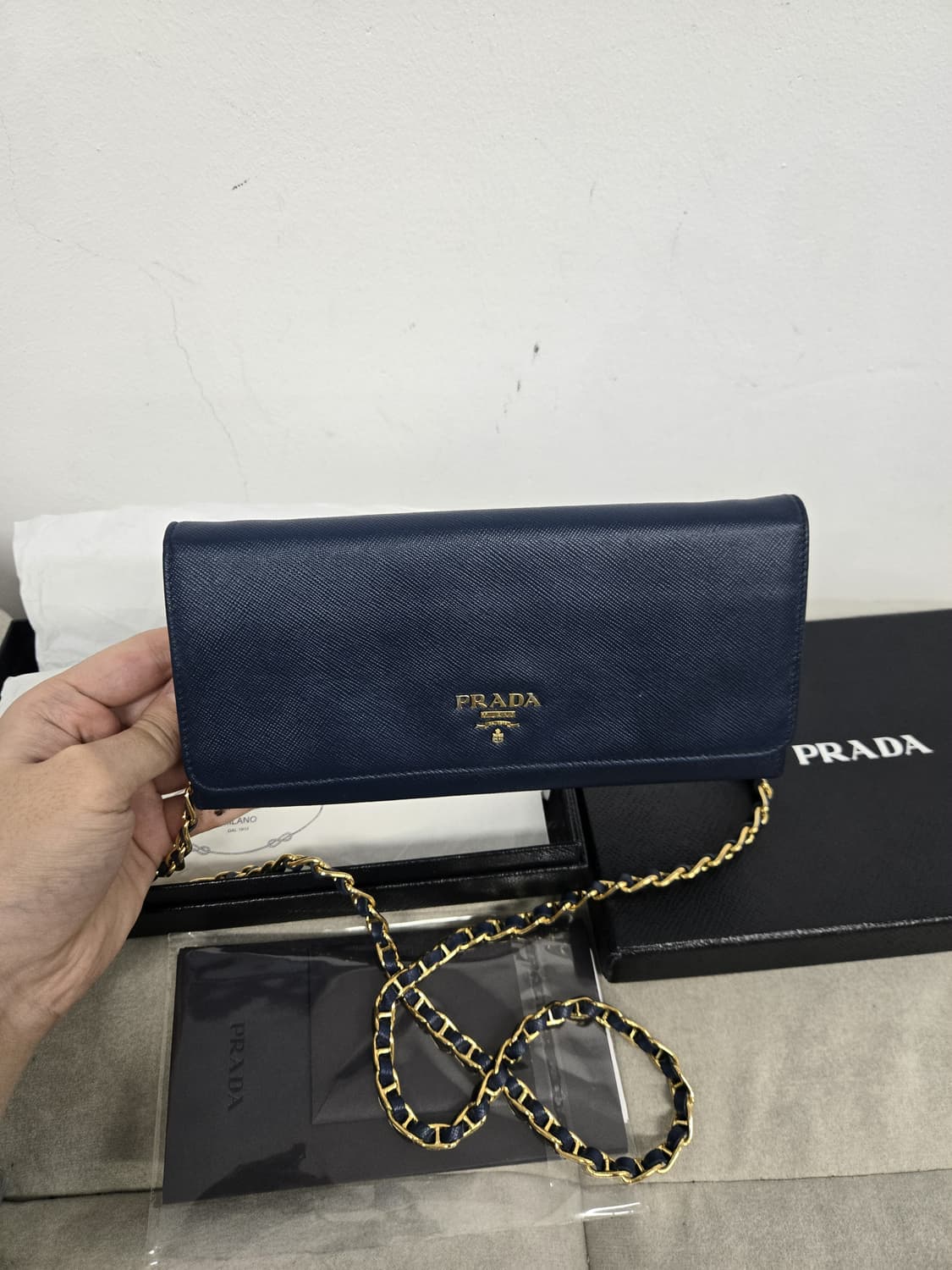 [보증서 정품]프라다 사피아노 크로스백 상품이미지1