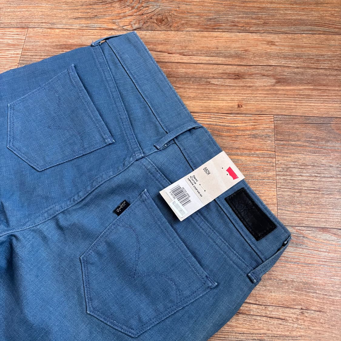 새제품 리바이스 26 데미 커브 스키니 청바지 페이딩 스판 데님 상품이미지5