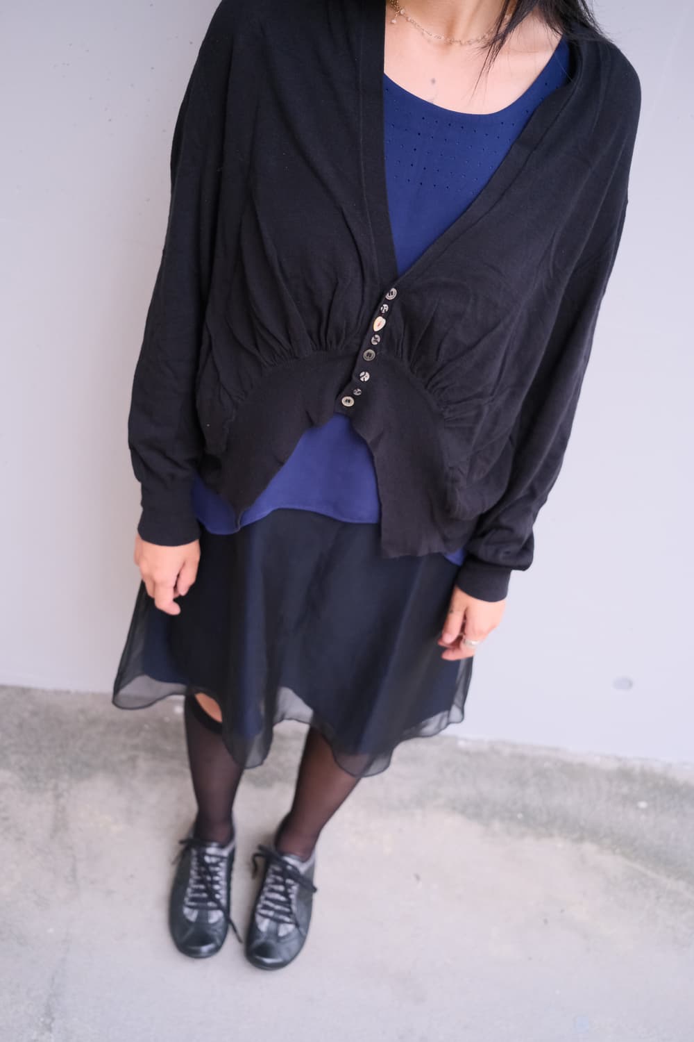 Heart multi button cardigan 상품이미지2