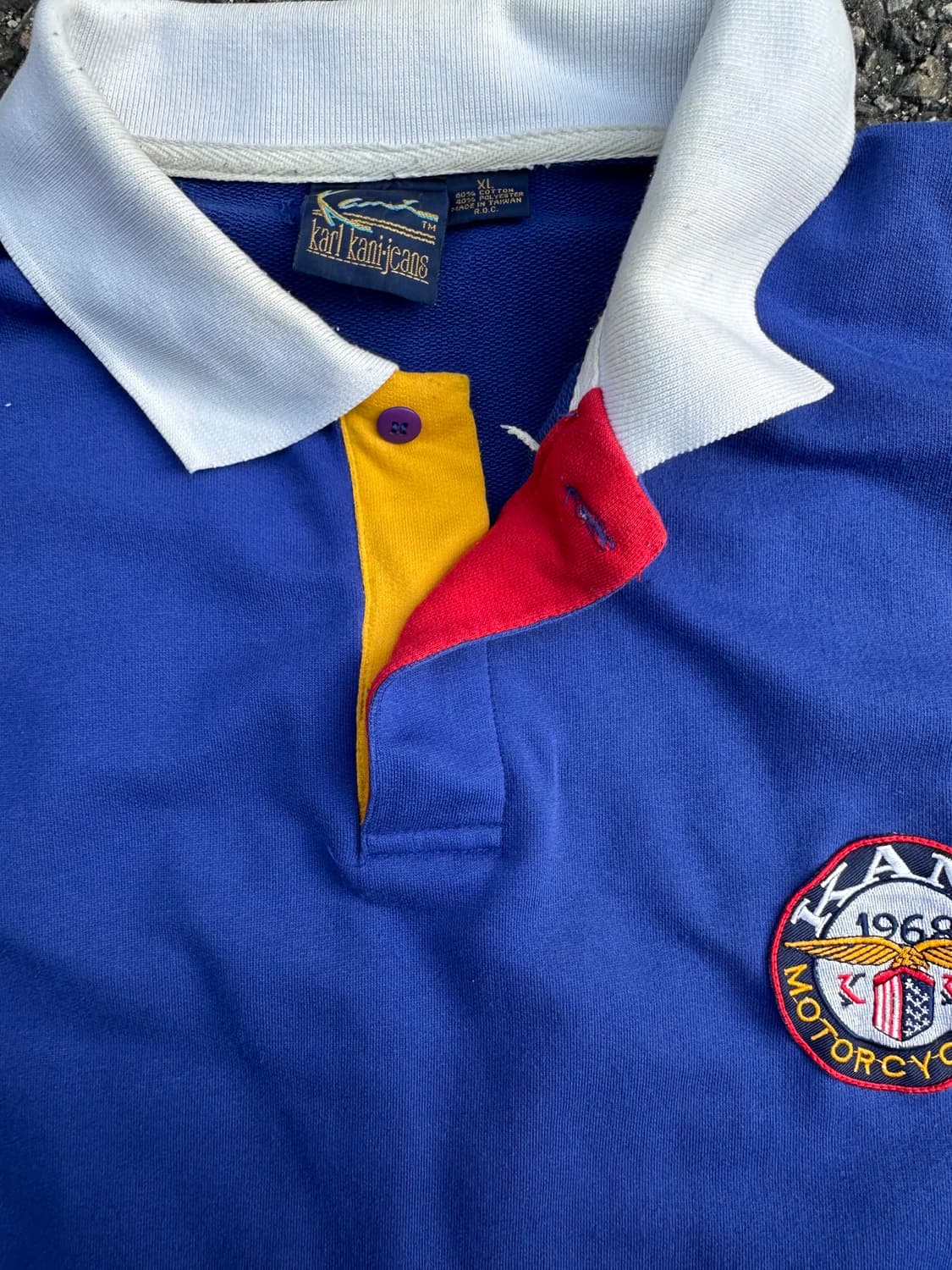 빈티지 90s 칼카니 폴로 셔츠 상품이미지3
