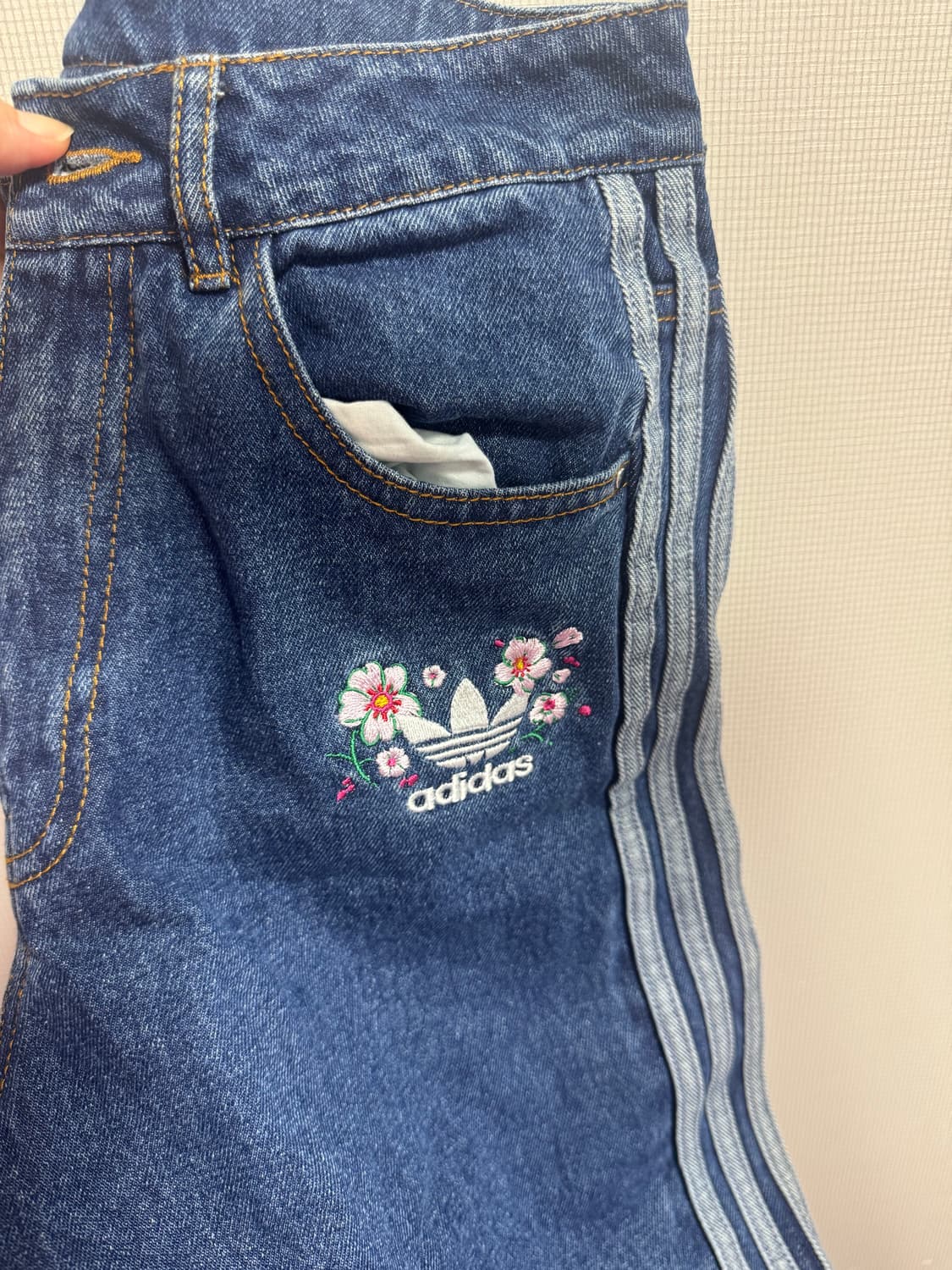 아디다스 오리지널 데님팬츠 2사이즈 상품이미지2