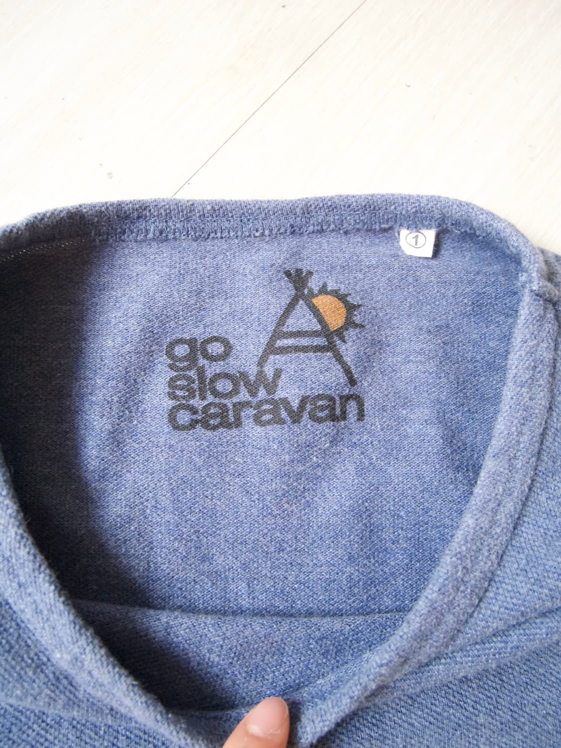 [go slow caravan] 7-minute sleeve(blue) 상품이미지6