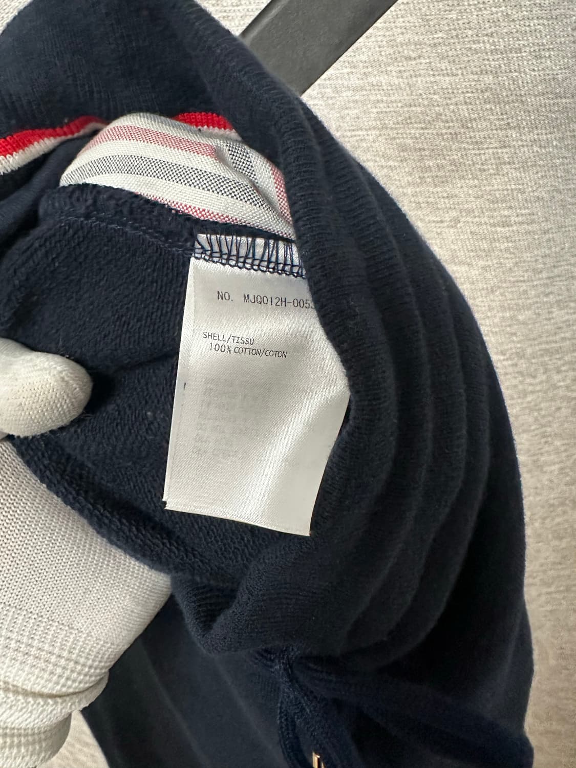 톰브라운 4선 트레이닝 하프팬츠 네이비 (5) 상품이미지6