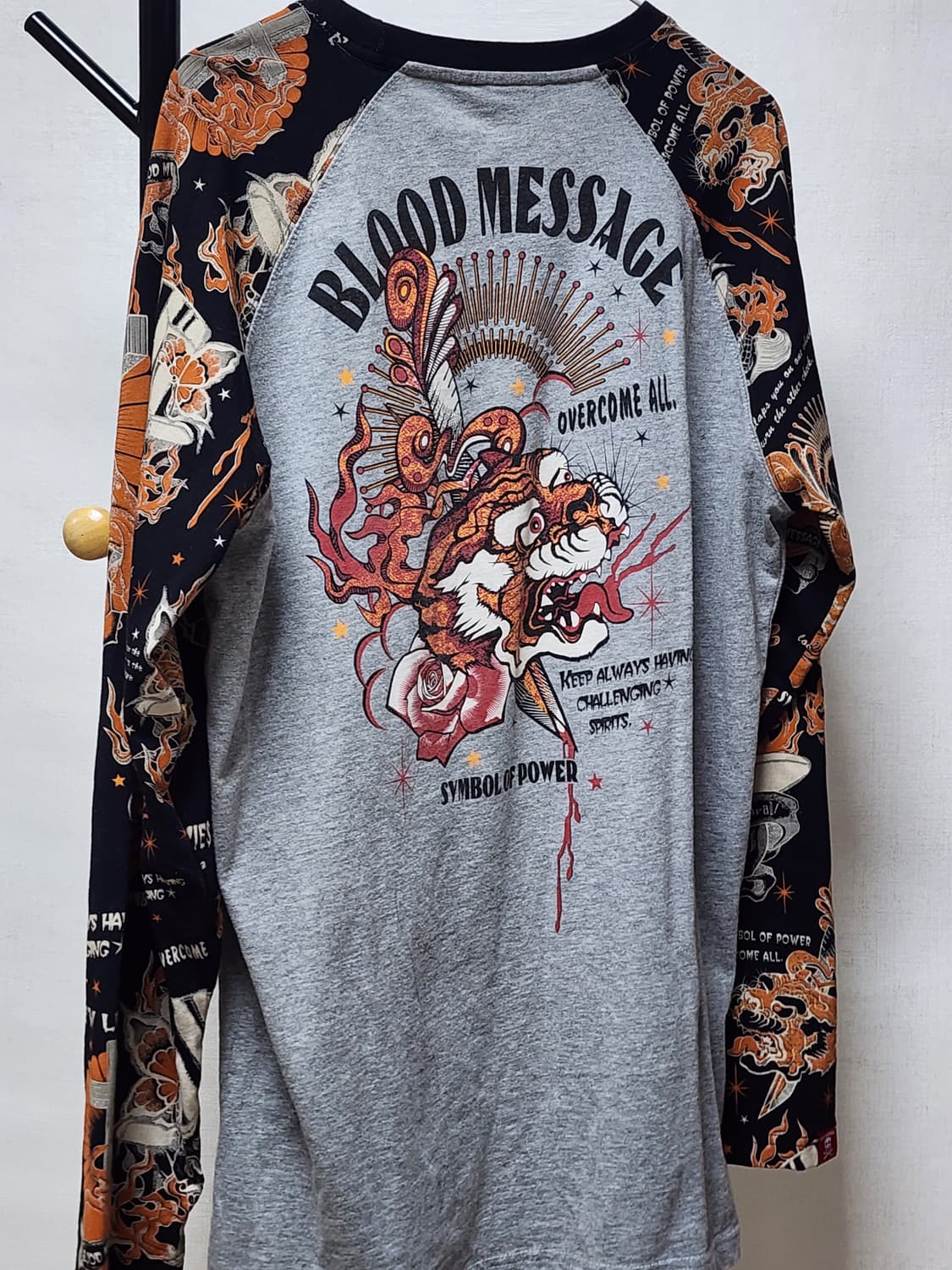 Blood message long sleeve 상품이미지1