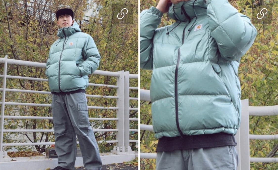 칼하트 아스펜(axton) 자켓 알파 그린 팝니다.(M,L 사이즈) 상품이미지1