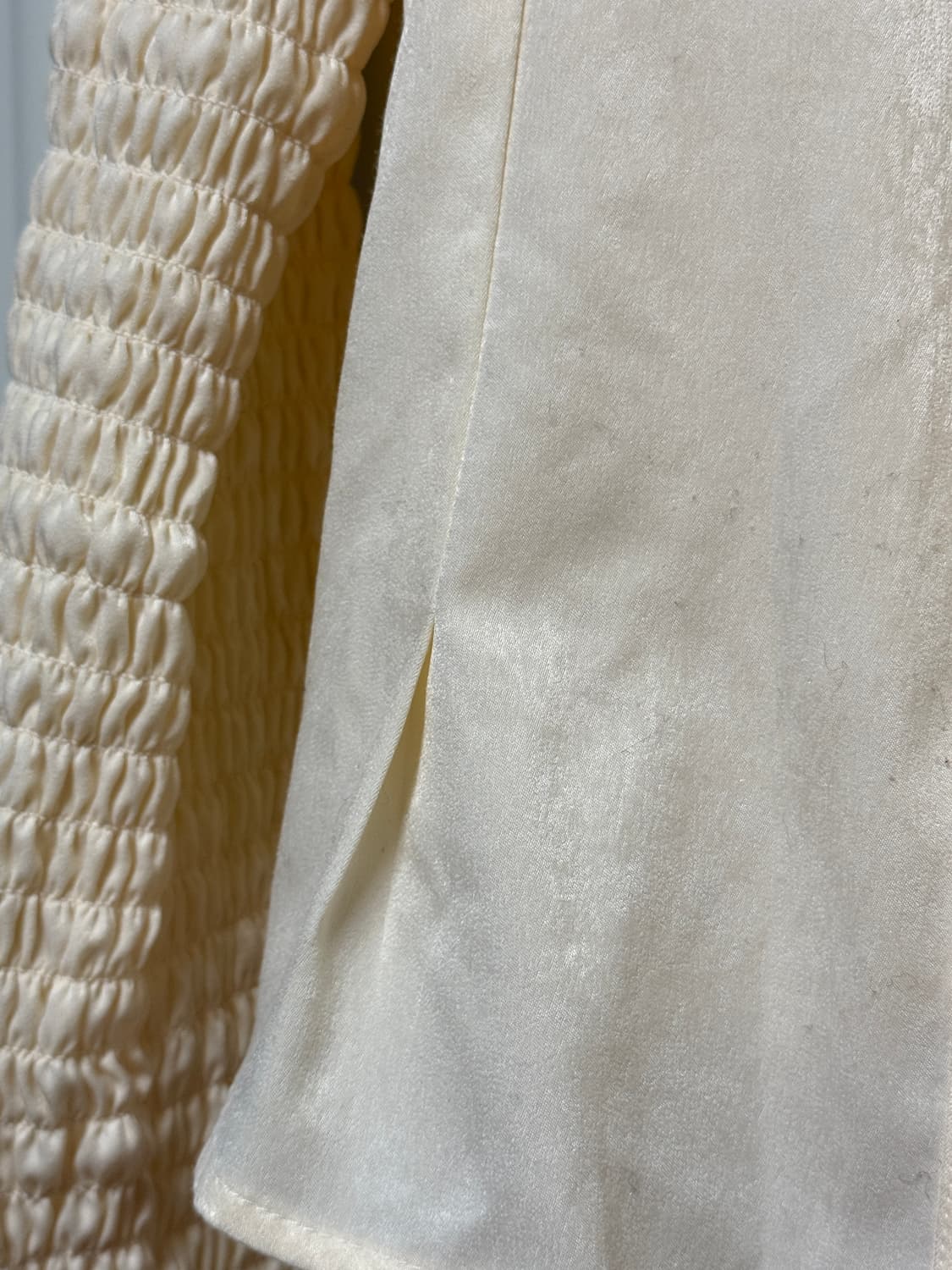 김미더영 스모크 퍼프 블라우스 레몬  상품이미지5