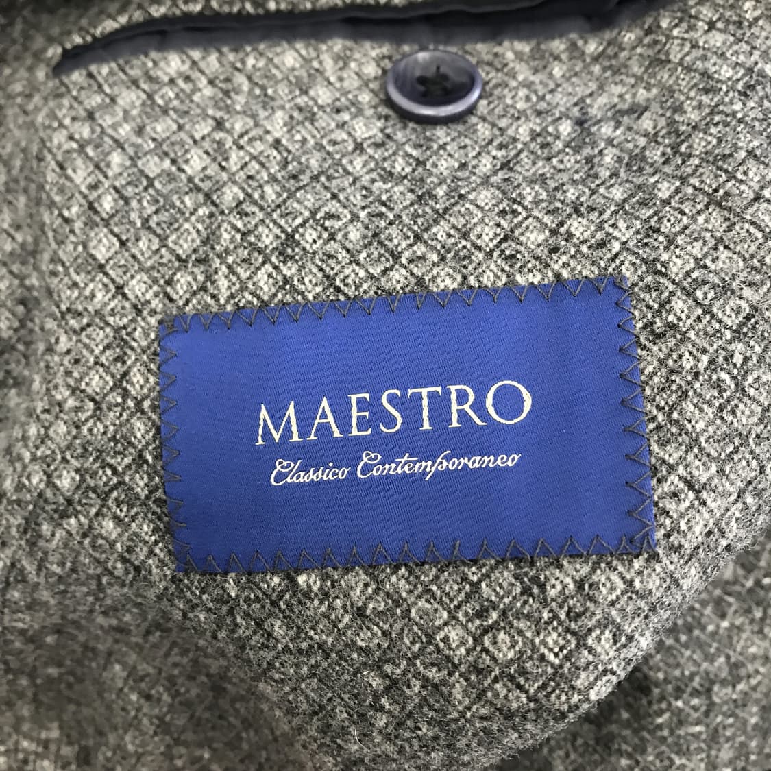 마에스트로 이태리 울 그레이 모직자켓 [100사이즈] 상품이미지7