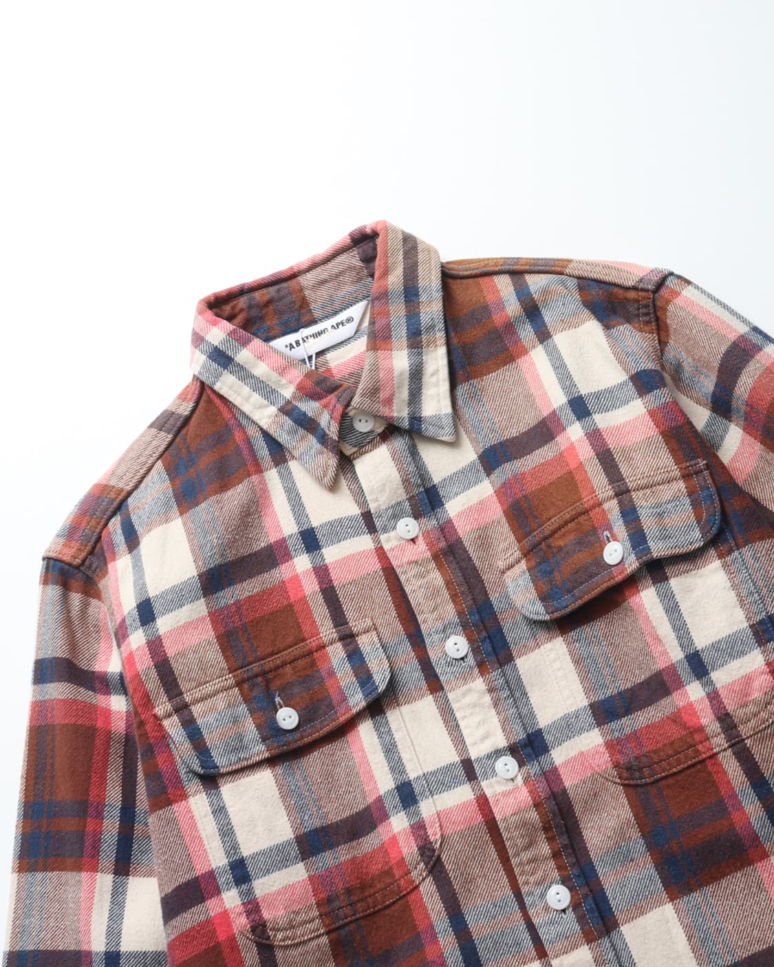 A BATHING APE BAPE Check Flannel Shirt 상품이미지3