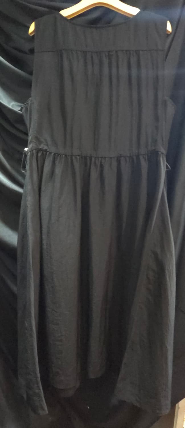 칼라거펠트 슬리브리스 집업원피스 상품이미지4