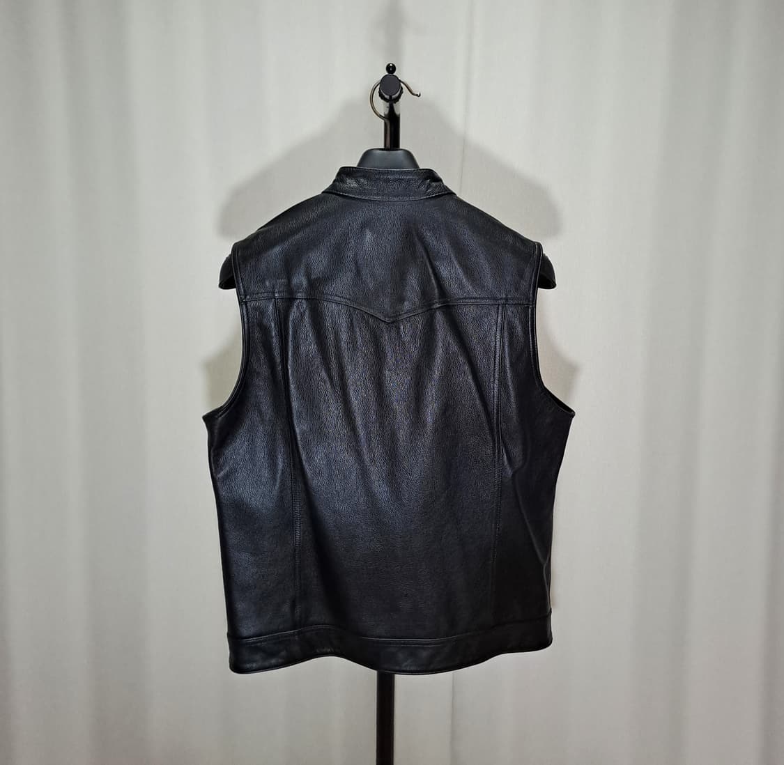 (새상품급) 소가죽 바이커 베스트 L B559 상품이미지5