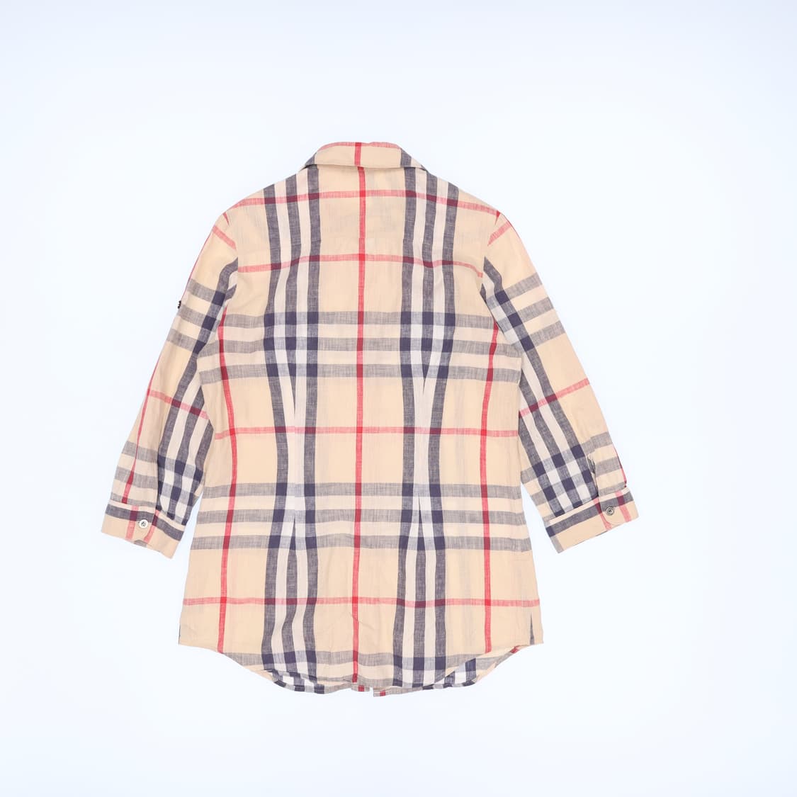 L 버버리 린넨 노바체크 셔츠 남방 0223M2 상품이미지3