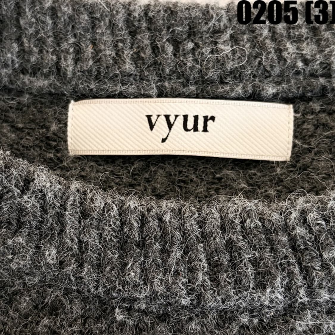 [85] vyur 여성 전면 자수 니트 스웨터 0205(3) 상품이미지4