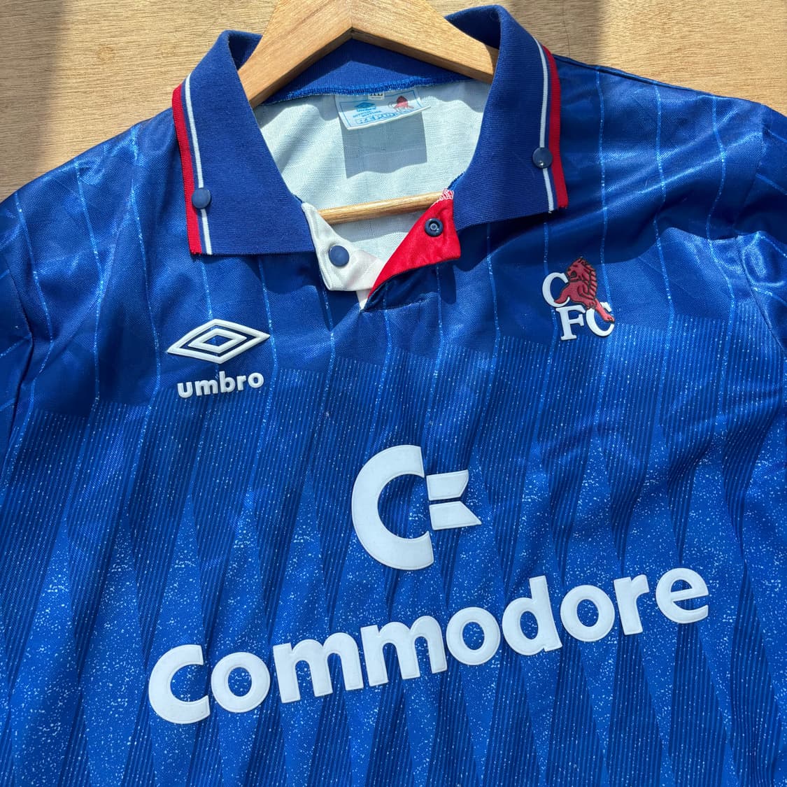 Chelsea Commodore Blue Retro Jersey 상품이미지2