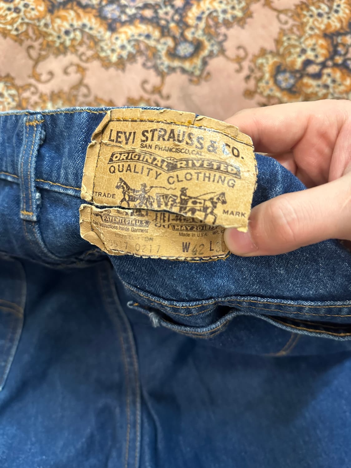 80s Levis 517 USA Orange Tab Boot Cut 상품이미지6