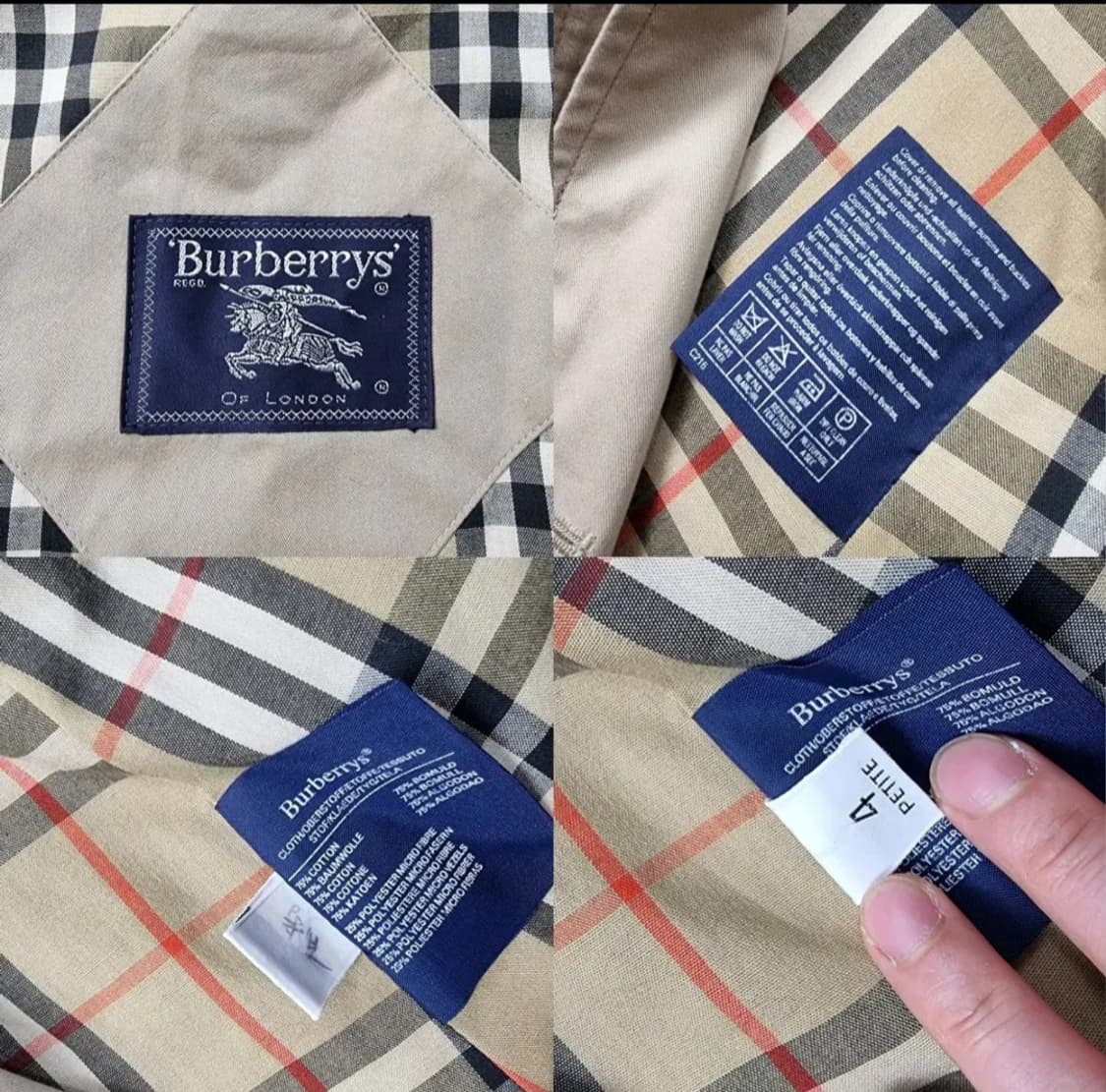 (m) 버버리트렌치코트 버버리코트 버버리맥코트 발마칸코트 상품이미지8