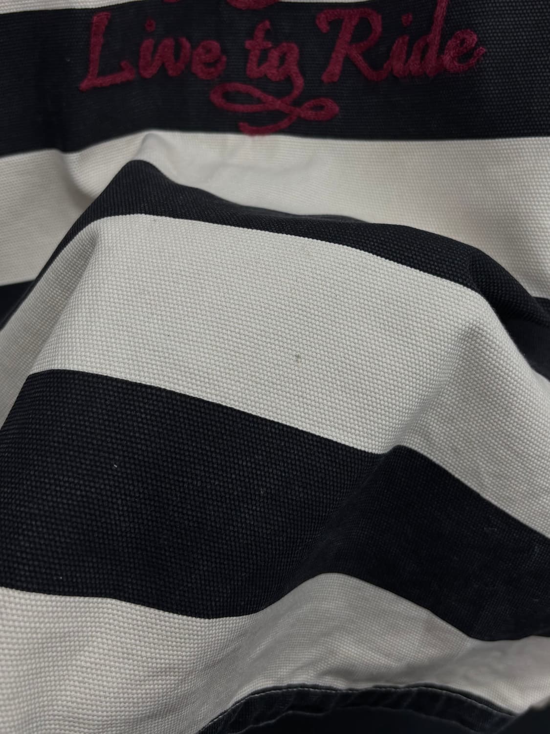 밴슨 레더 스트라이프 자켓 상품이미지6