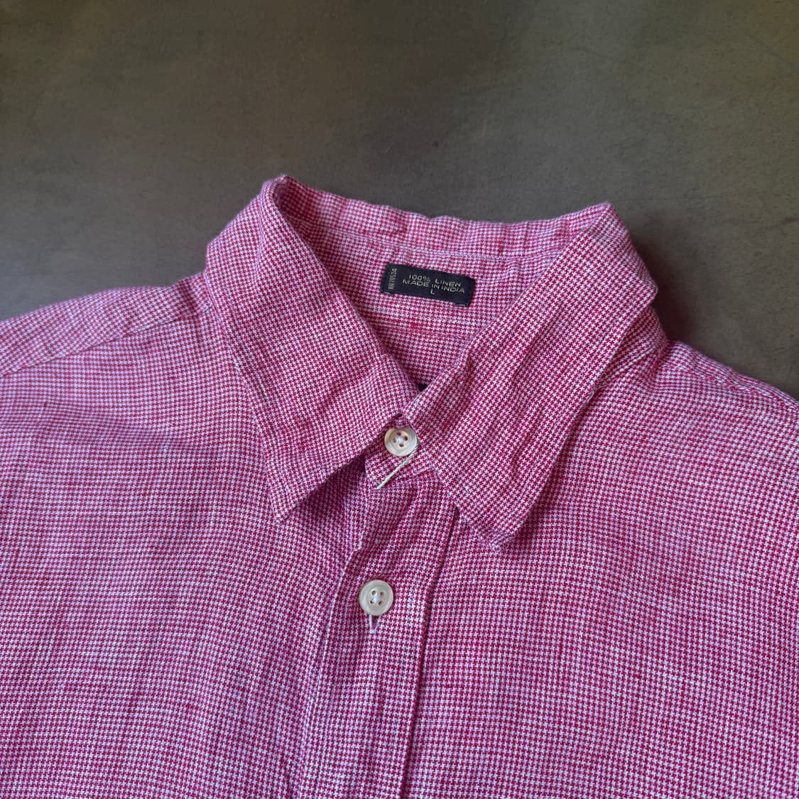 ORVIS 100%린넨 셔츠 made in india 상품이미지3